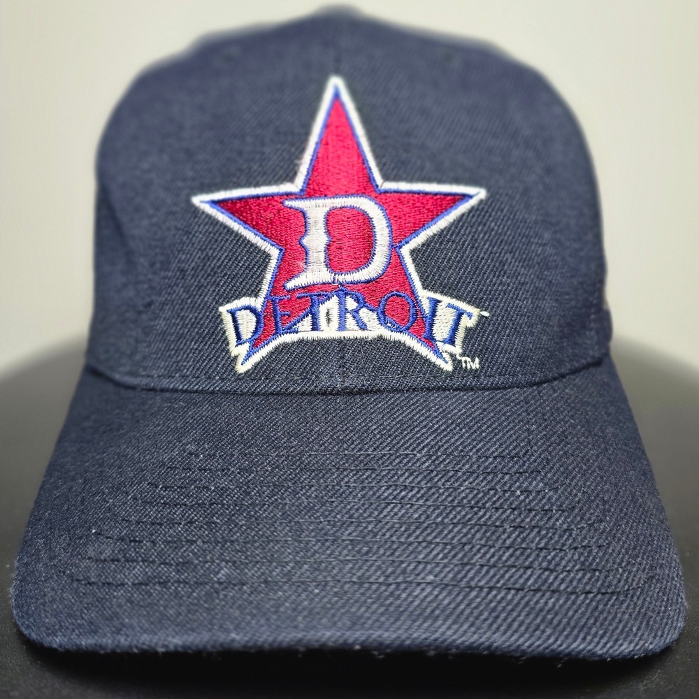 Detroit Stars 1919 Tribute 90s Vintage Negro Leagues NLBM Velcro Baseball Hat